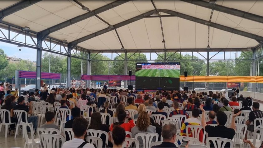 Mollet instal·larà una pantalla gegant per seguir la final de la Champions femenina entre el FC Barcelona i l’Olympique Lyonnais