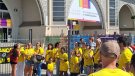 Els docents porten la protesta educativa als carrers de Granollers i obliguen a suspendre la inauguració del Congrés de Ciutats Educadores