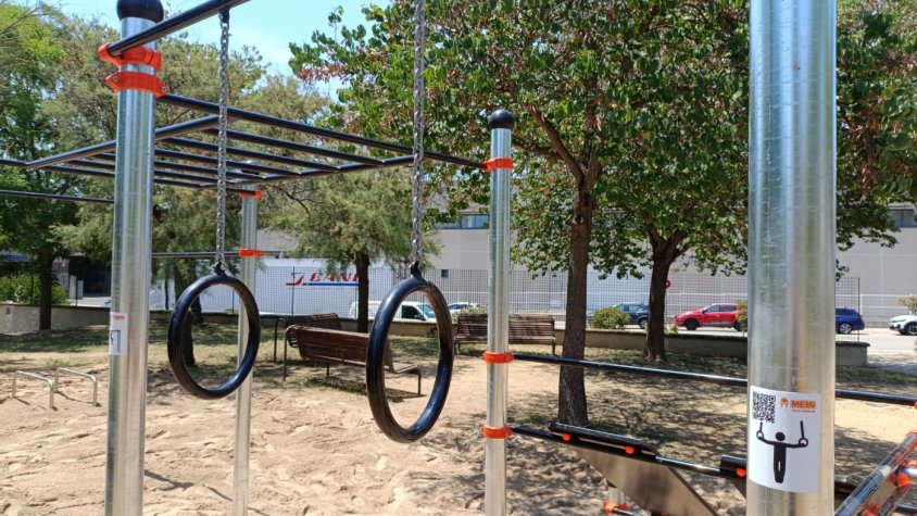 Cardedeu aposta per la cal·listènia i inaugura un nou parc esportiu al barri del Poble Sec