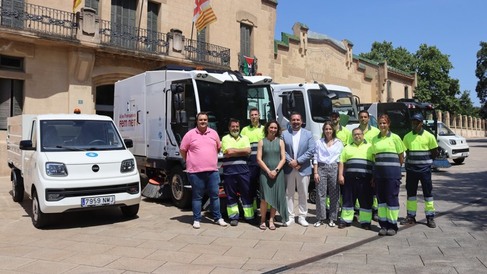 Les Franqueses estrena una nova flota de neteja i reforça el servei amb més personal i tecnologia sostenible