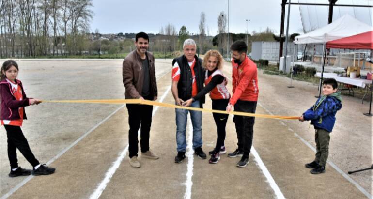 Palau estrena la nova pista d'atletisme per facilitar els entrenaments