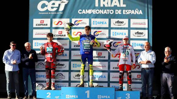 Miquel Alarcón, de Martorelles, es corona Campió d'Espanya de Moto Trial Júnior amb una temporada brillant