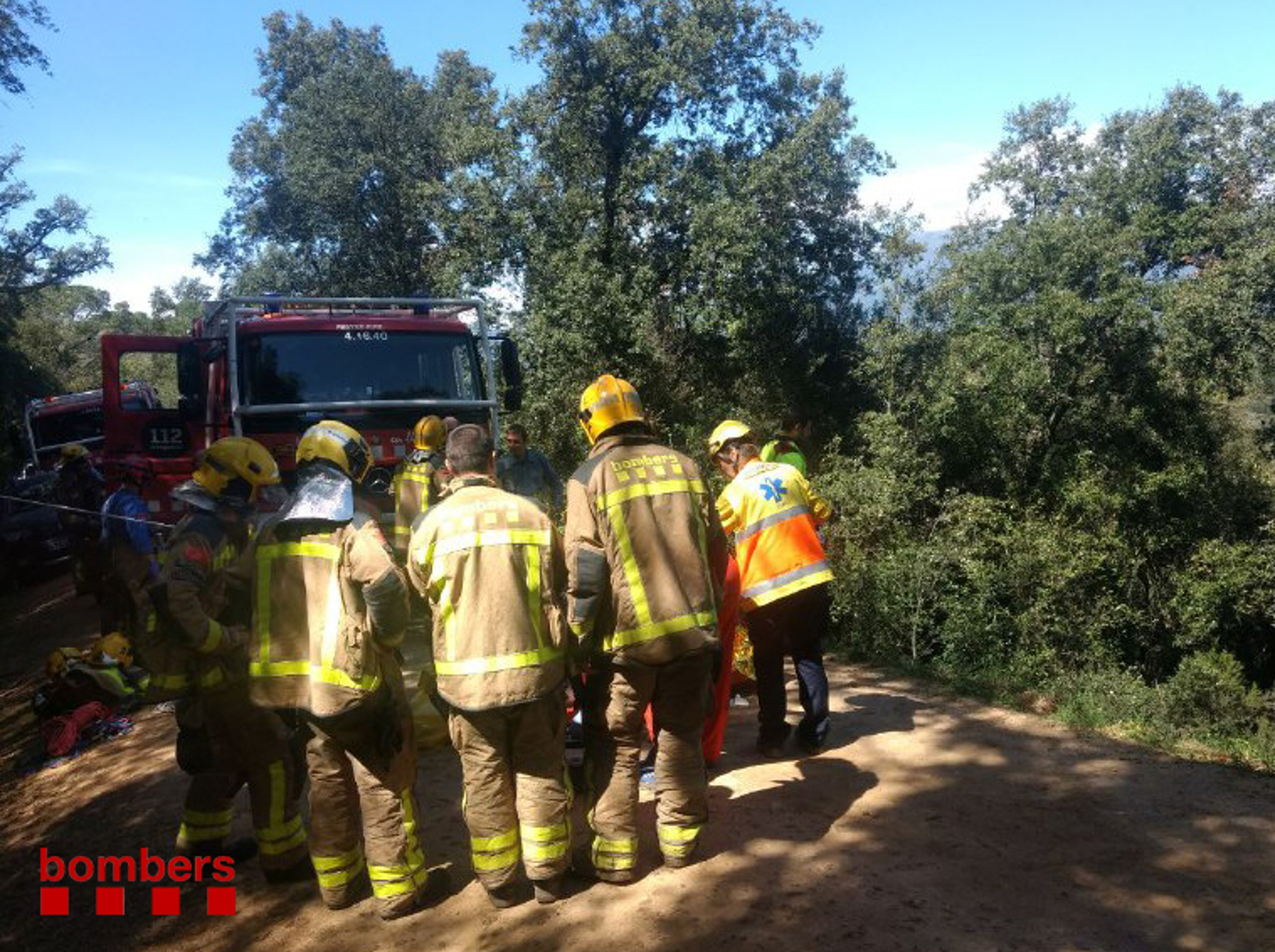 Dos morts en la sortida de via d'un tot terreny a la C-61 a Vallgorguina