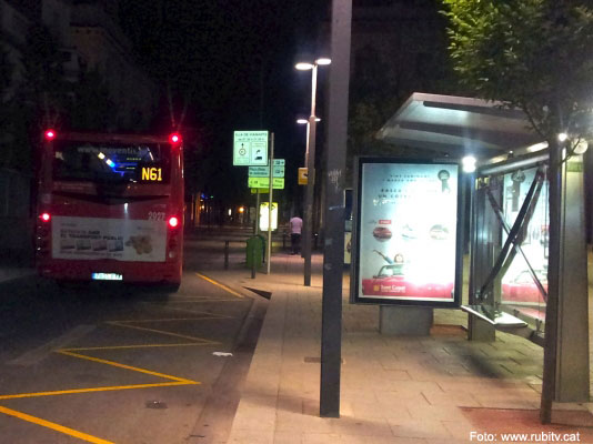Sabadell posarà en marxa les parades d'autobús intermèdies nocturnes el proper mes de novembre