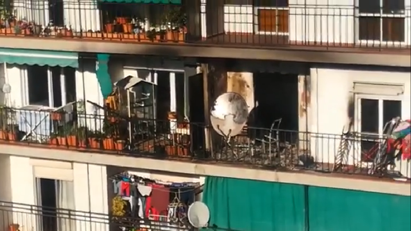 [VÍDEO] Una víctima mortal a l'incendi d'un habitatge a La Llagosta
