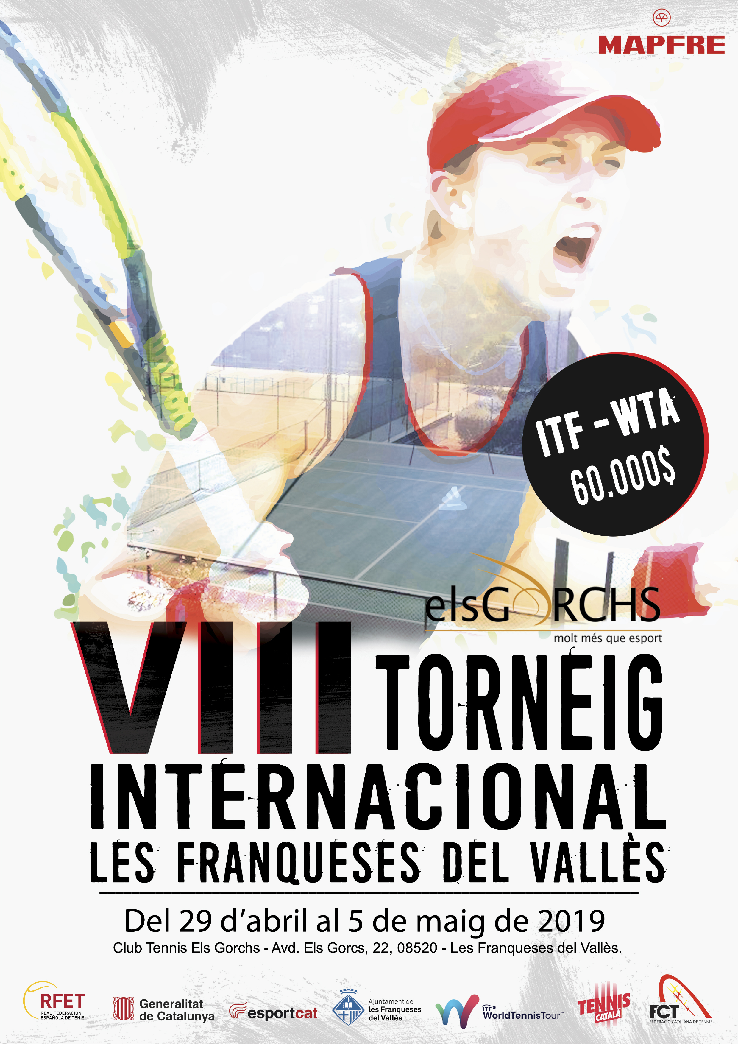 Les Franqueses acull el torneig de tennis femení en pista ràpida més important de Catalunya