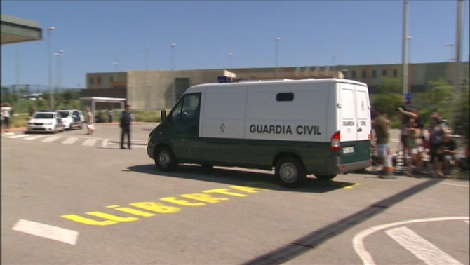 El trasllat dels presos polítics a Madrid serà aquest divendres dia 1