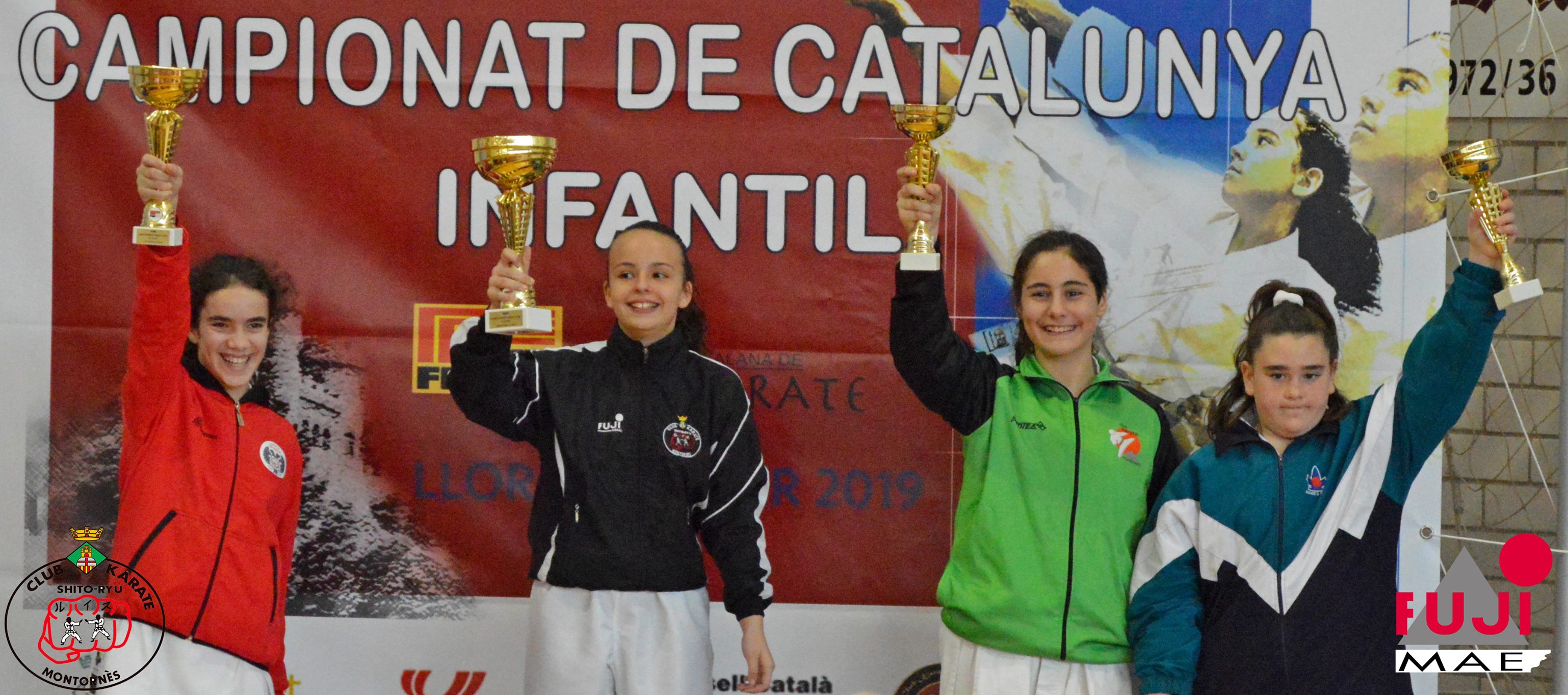  Leire Martínez, karateca biguetana guanya el Campionat Infantil de Karate de Catalunya
