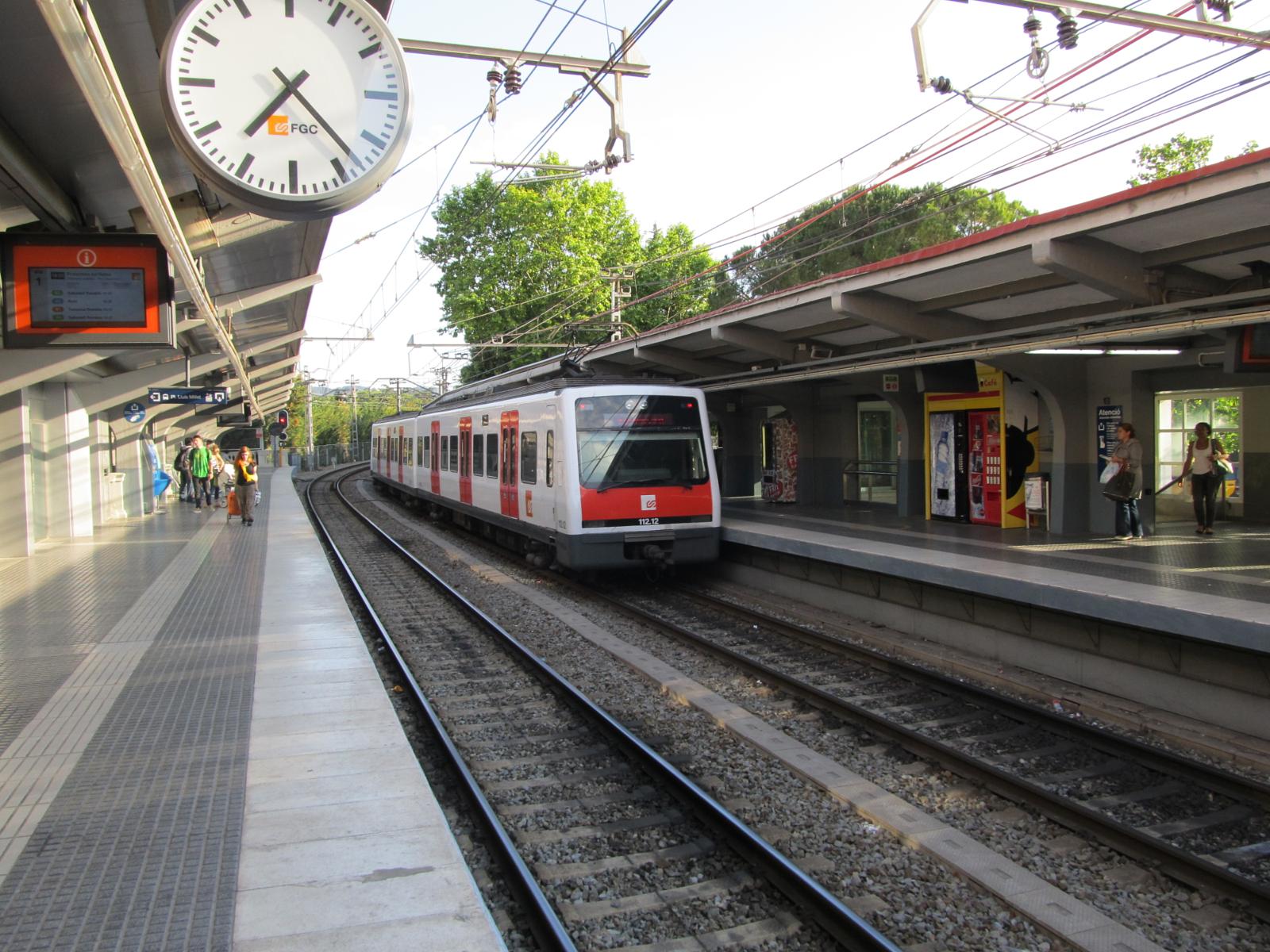 Restablert el servei de la línia Barcelona-Vallès a l'estació de Sant Cugat