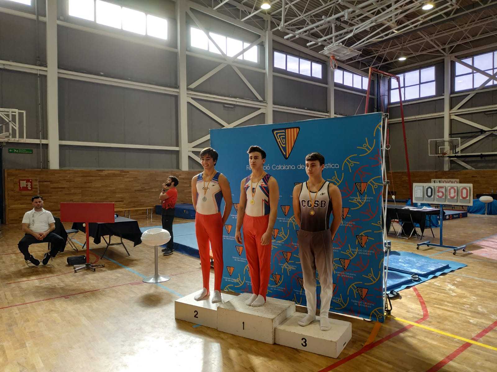 El Club Natació Granollers suma 9 medalles a la primera fase del Català de gimnàstica artística
