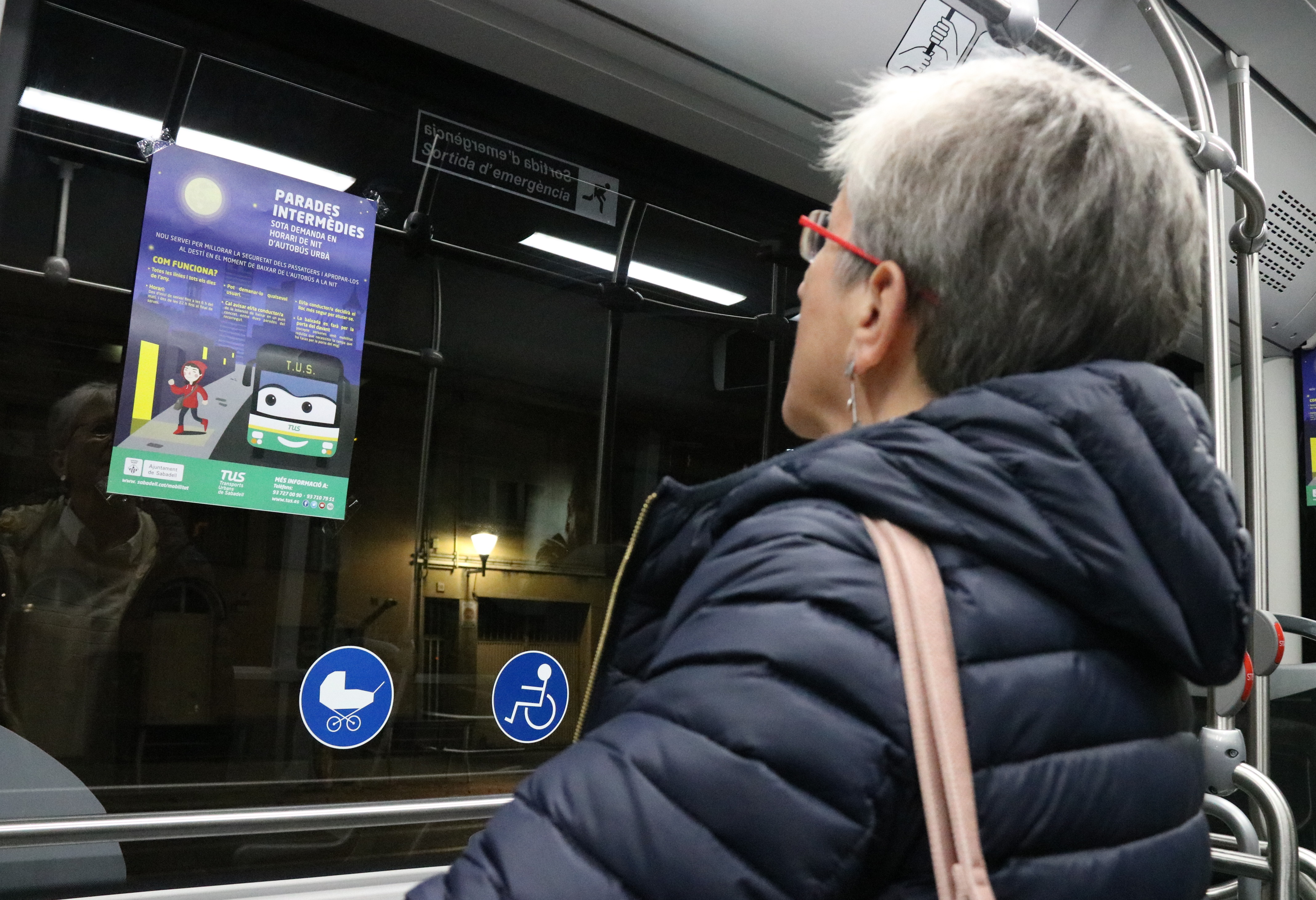 Cinc persones al dia utilitzen les parades de bus a demanda a Sabadell en els primers mesos de funcionament del servei