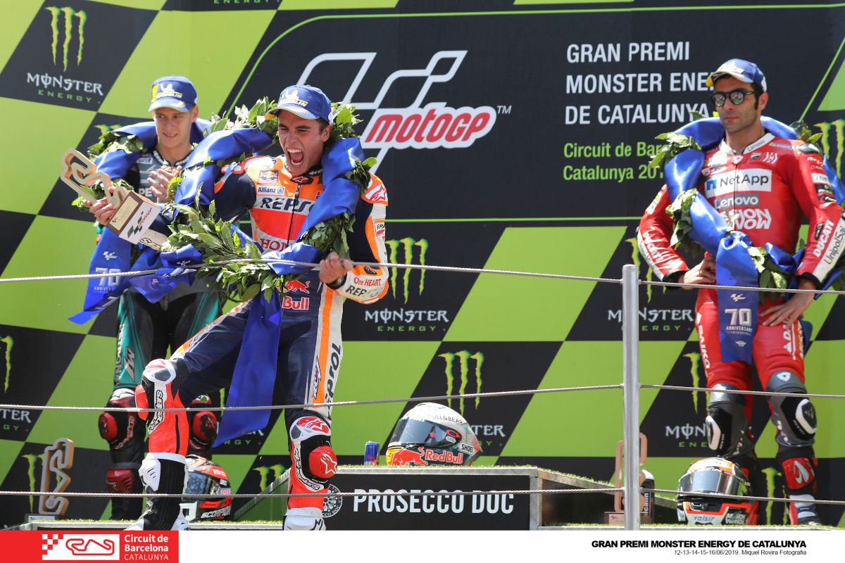 Marc Márquez guanya un sorprenent Gran Premi Monster Energy de Catalunya de MotoGP™