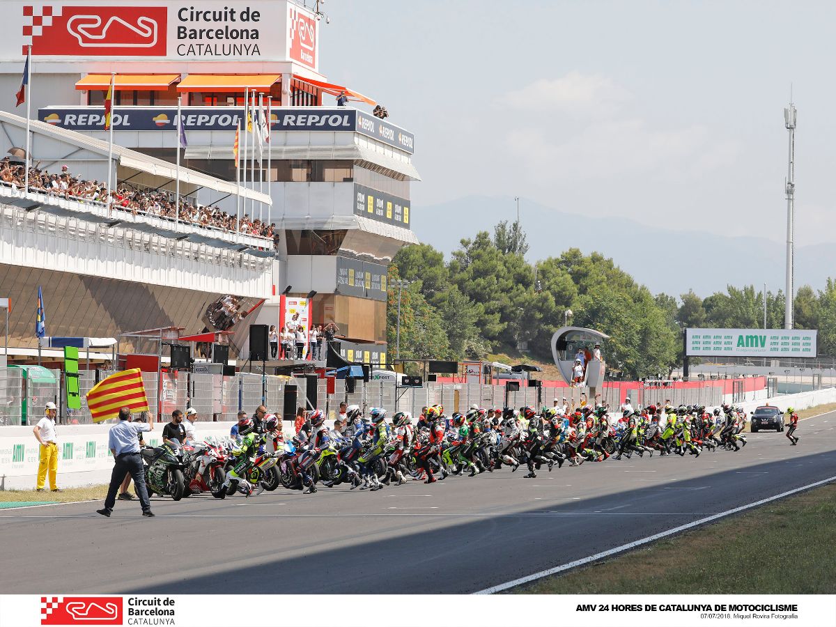 56 equips formen part de la 25a edició de les AMV 24 Hores de Catalunya de Motociclisme