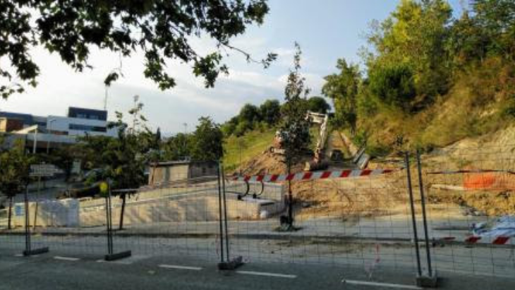Dimecres 25 es preveu instal·lar l'última rampa mecànica al carrer de Carles Riba de Granollers