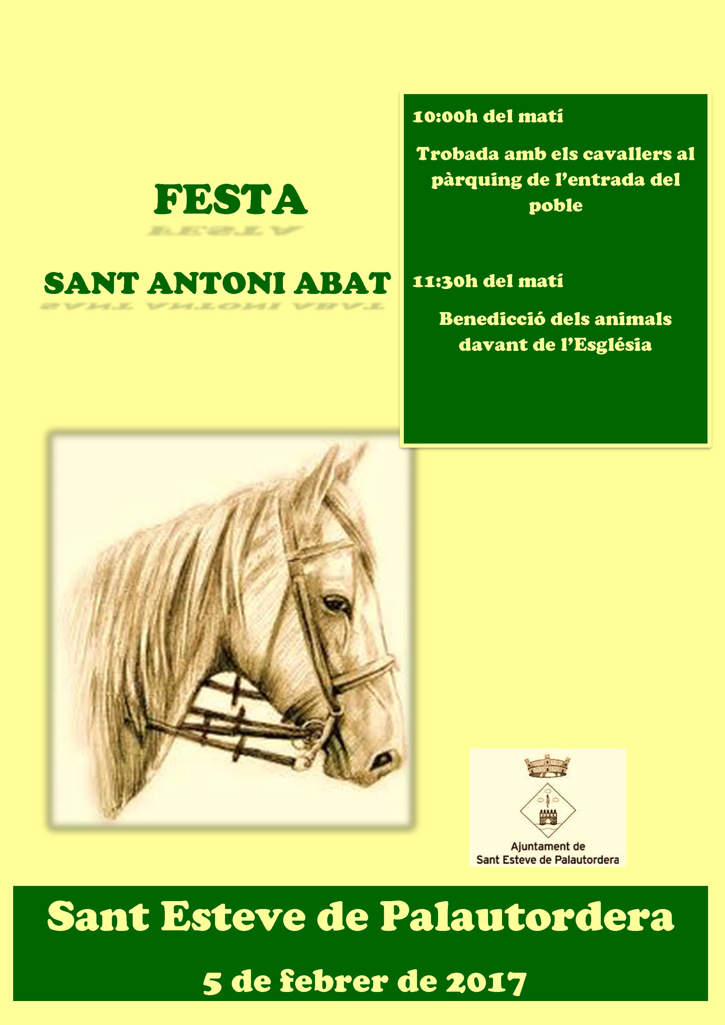 Sant Antoni Abat, el 5 de febrer a Palautordera