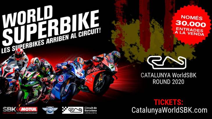 El Circuit de Montmeló - Catalunya acollirà el Mundial de Superbike el 2020