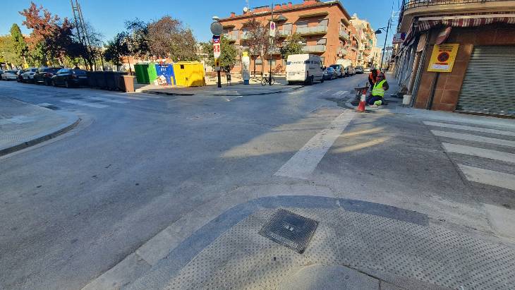 Del 18 al 22 de novembre, obres d'asfalt i accessibilitat al carrer Sant Jordi a Canovelles