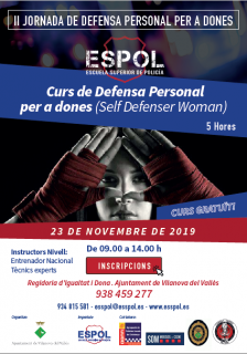 L’Ajuntament de Vilanova del Vallès organitza un curs gratuït de defensa personal per a dones