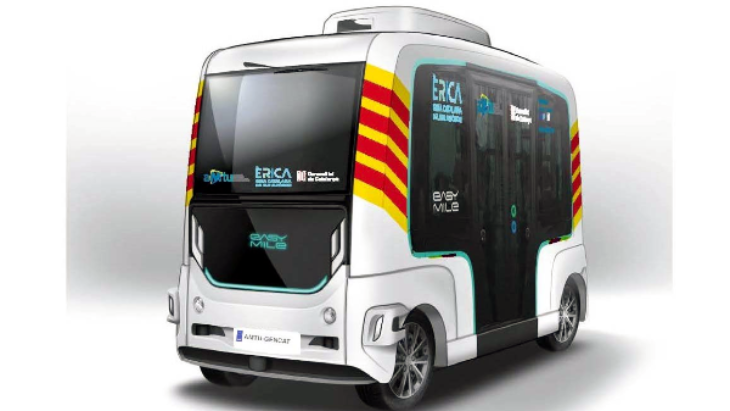 Torna l'ÈRICA, el bus autònom de Catalunya, per l'Smart City Expo World Congress