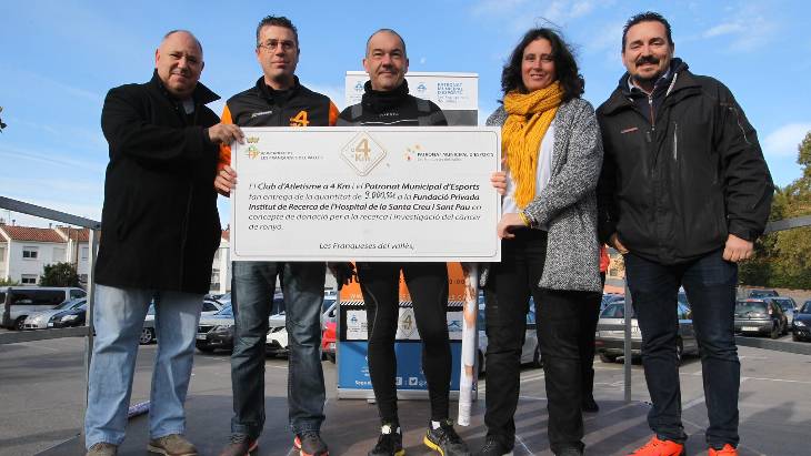 La cursa  dels 10 KM de Les Franqueses  recapta 9.000 euros per a la investigació del càncer de ronyó