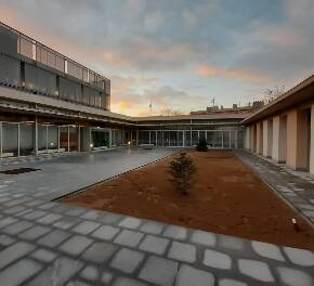 Finalitzen les obres del pati de la Residència Pedra Serrada a Parets del Vallès