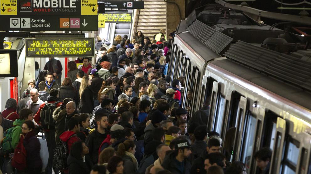 L'Ajuntament de Barcelona recomana desplaçar-se a peu o en transport públic per la manifestació de dissabte