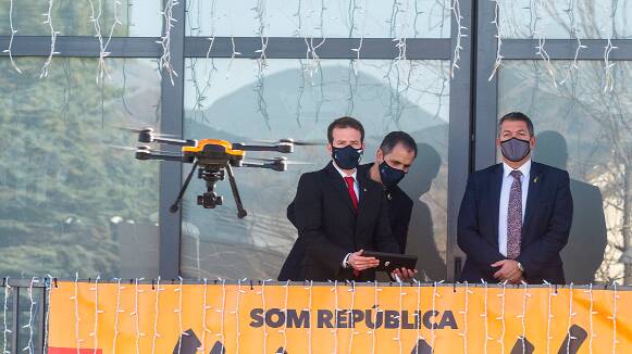 Arriba el dron "Delta" a Matadepera