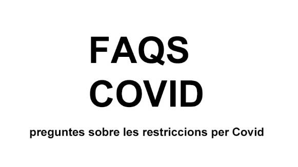 Preguntes freqüents sobre les restriccions per Covid