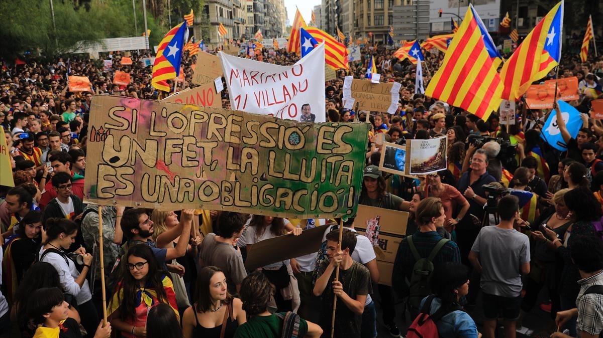 Seguiment majoritari de la vaga d'estudiants a les universitats catalanes