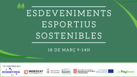 Sabadell acollirà, en una trobada virtual, a especialistes del món de l'esport per organitzar esdeveniments esportius sostenibles