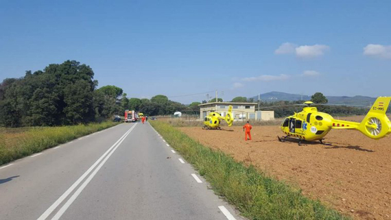 Un mort i un ferit greu en la col·lisió entre dos turismes a Les Franqueses del Vallès