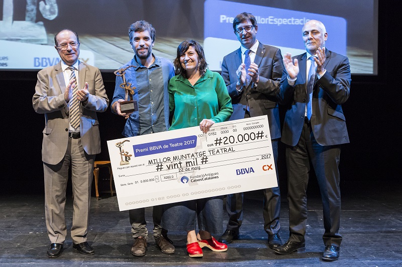 S'obre la convocatòria per optar al 18è Premi BBVA de Teatre, valorat en 20.000 euros