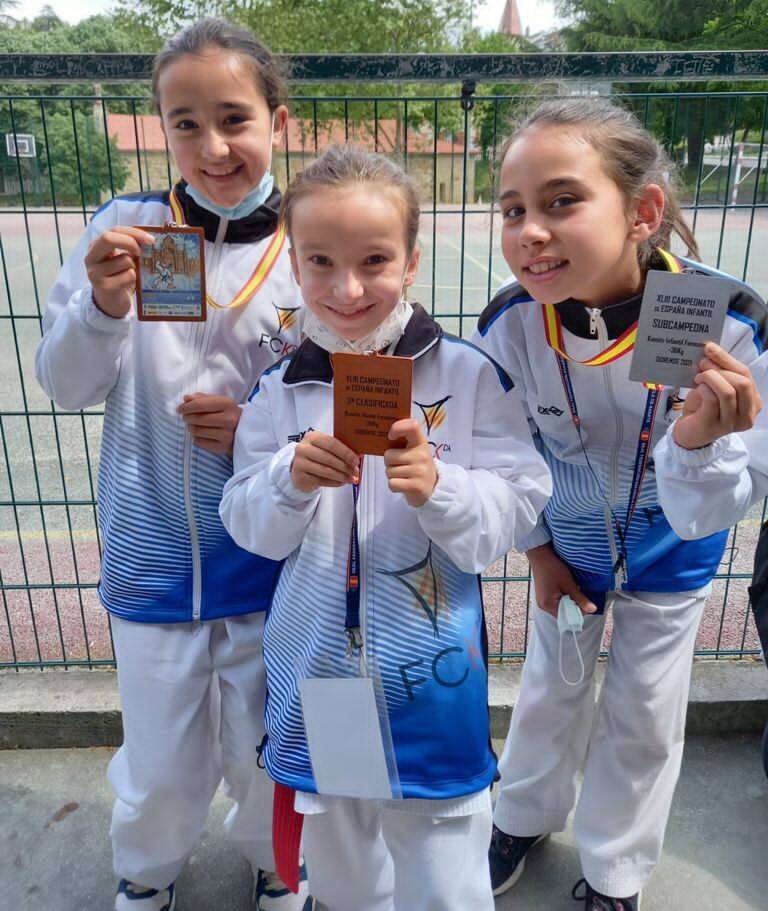 El Club Karate Nokachi les Franqueses aconsegueix 3 medalles en el Campionat d'Espanya de Karate infantil 2021