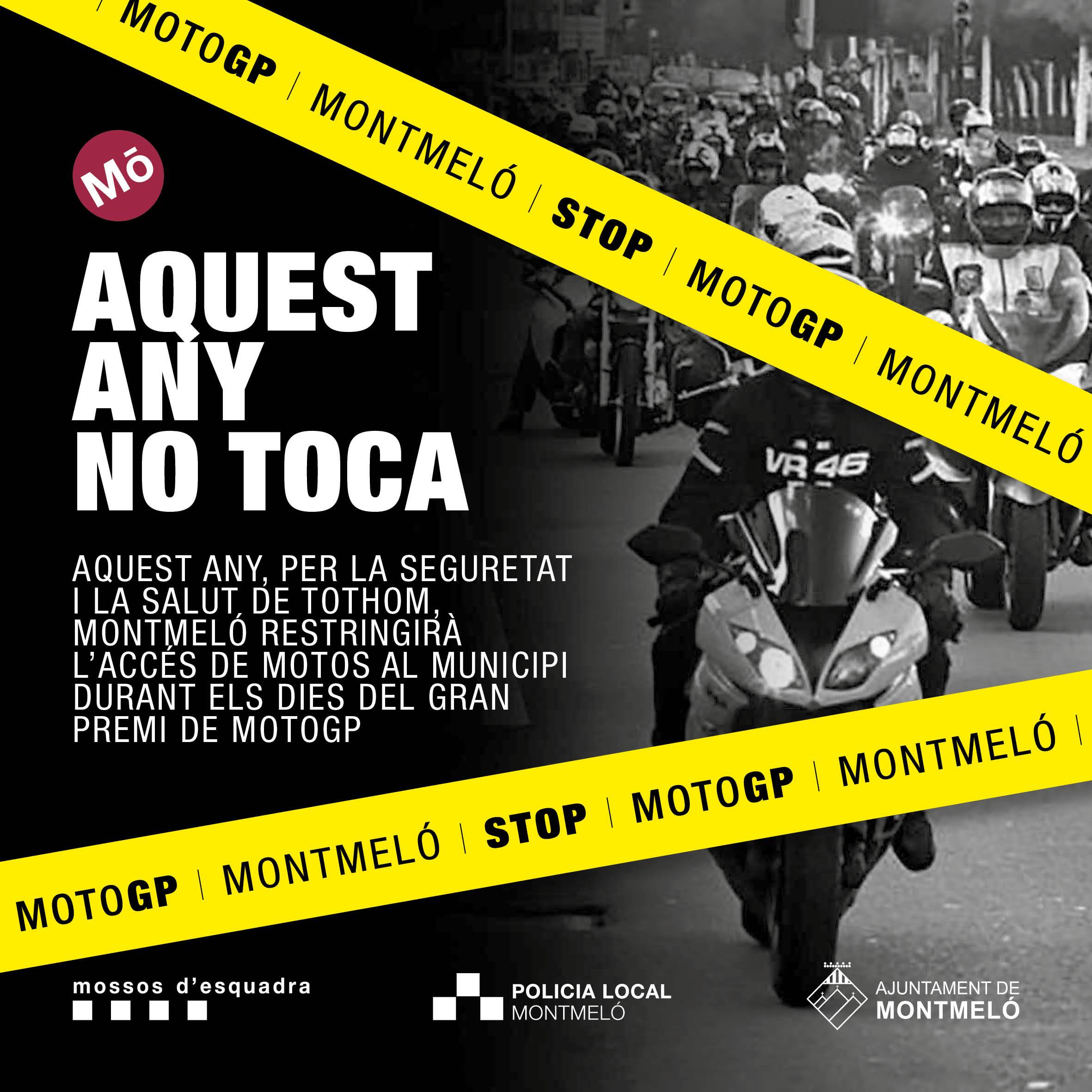 Es restringiran els accesos a a Montmeló durant els dies de MotoGP