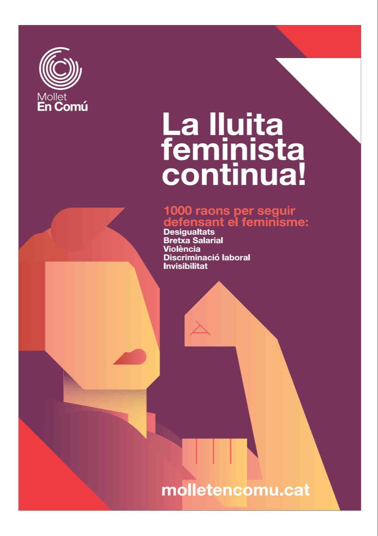 Mollet en Comú presenta el seu últim número del Butlletí Feminista