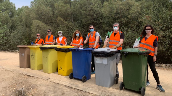 Mollet del Vallés aconsegueix recollir més de 300 kg de residus al parc de la Creueta