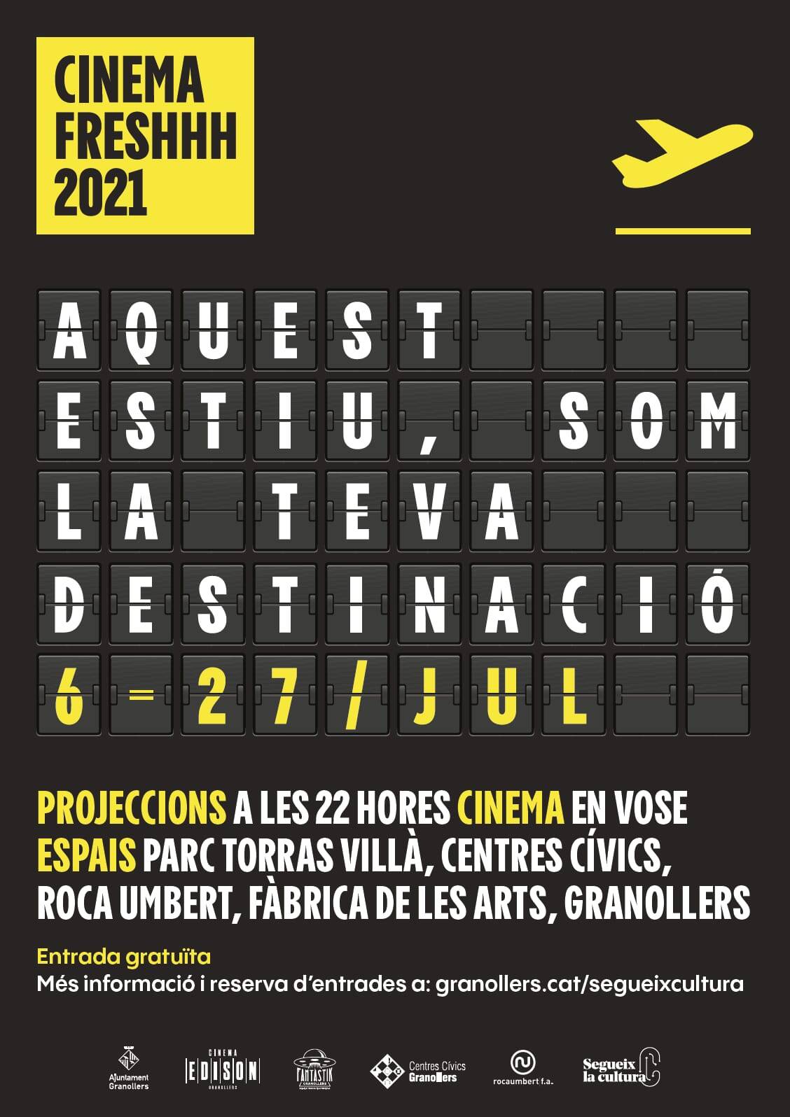Aquest estiu torna 'Cinemafreshhh!', el Festival de Cinema a la Fresca de Granollers