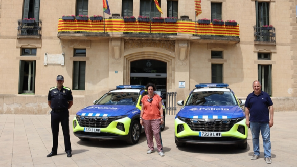 Presentació dels nous vehicles de la Policia Local de les Franqueses del Vallès