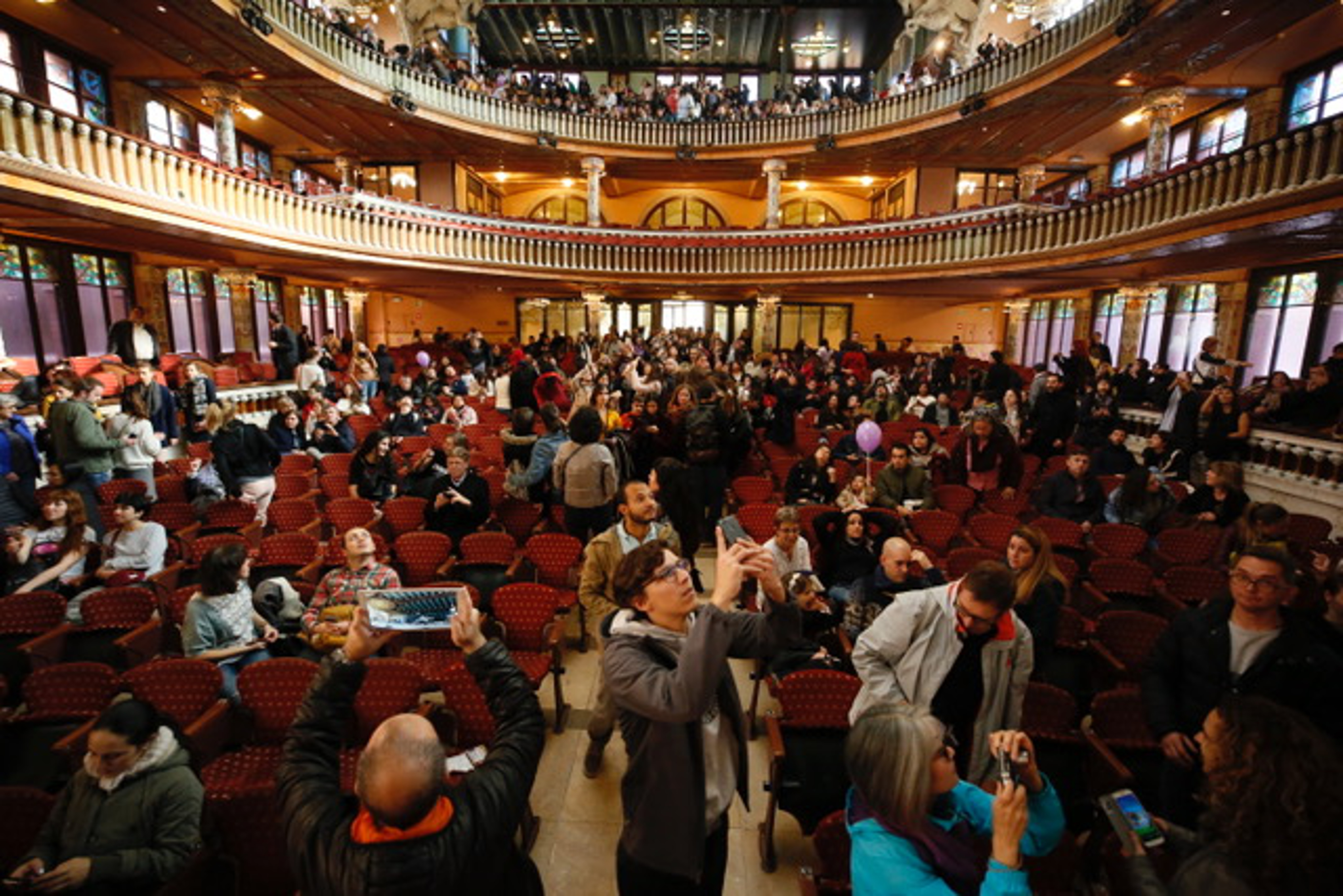 Més de 7.000 persones visiten el Palau de la Música aprofitant la jornada de portes obertes