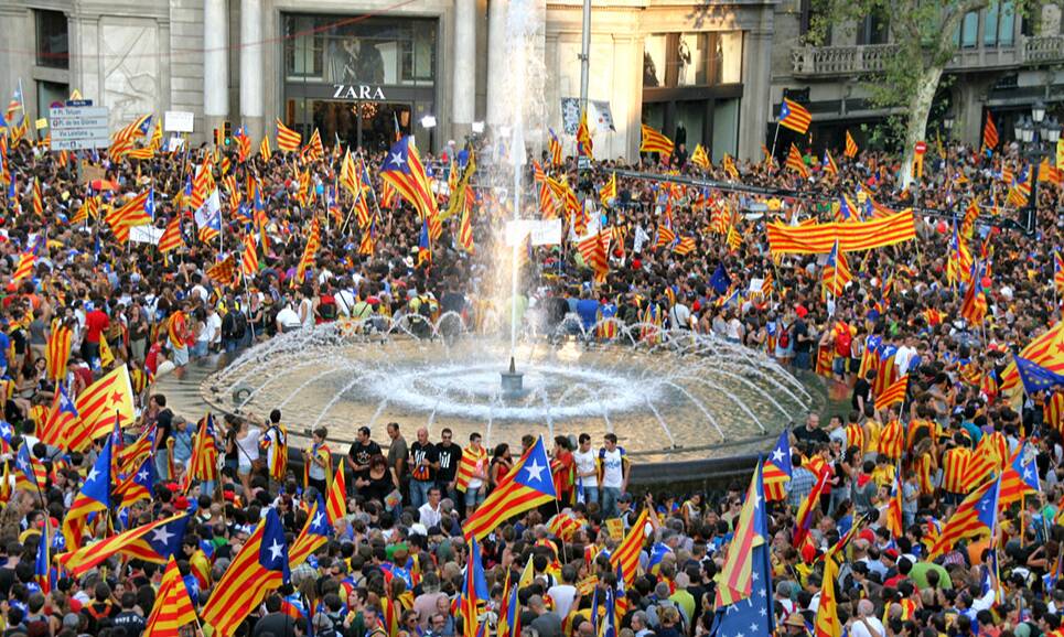 Un jove independentista ha denunciat una agressió d'un ultra durant la Diada a Barcelona
