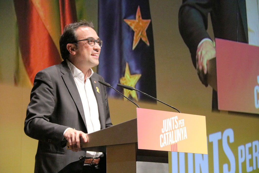 Puigdemont afirma que JxCat és la "garantia" per evitar que Catalunya se "sotmeti" a l'Estat