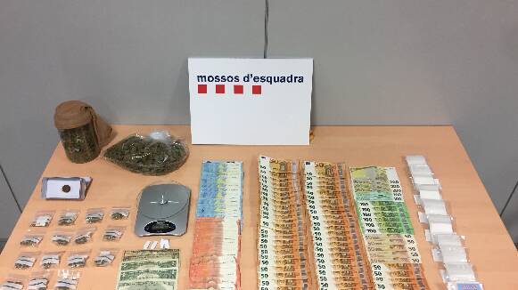 Nova detenció a un traficant d'un municipi del Vallès per possessió de grans quantitats de marihuana i cocaïna