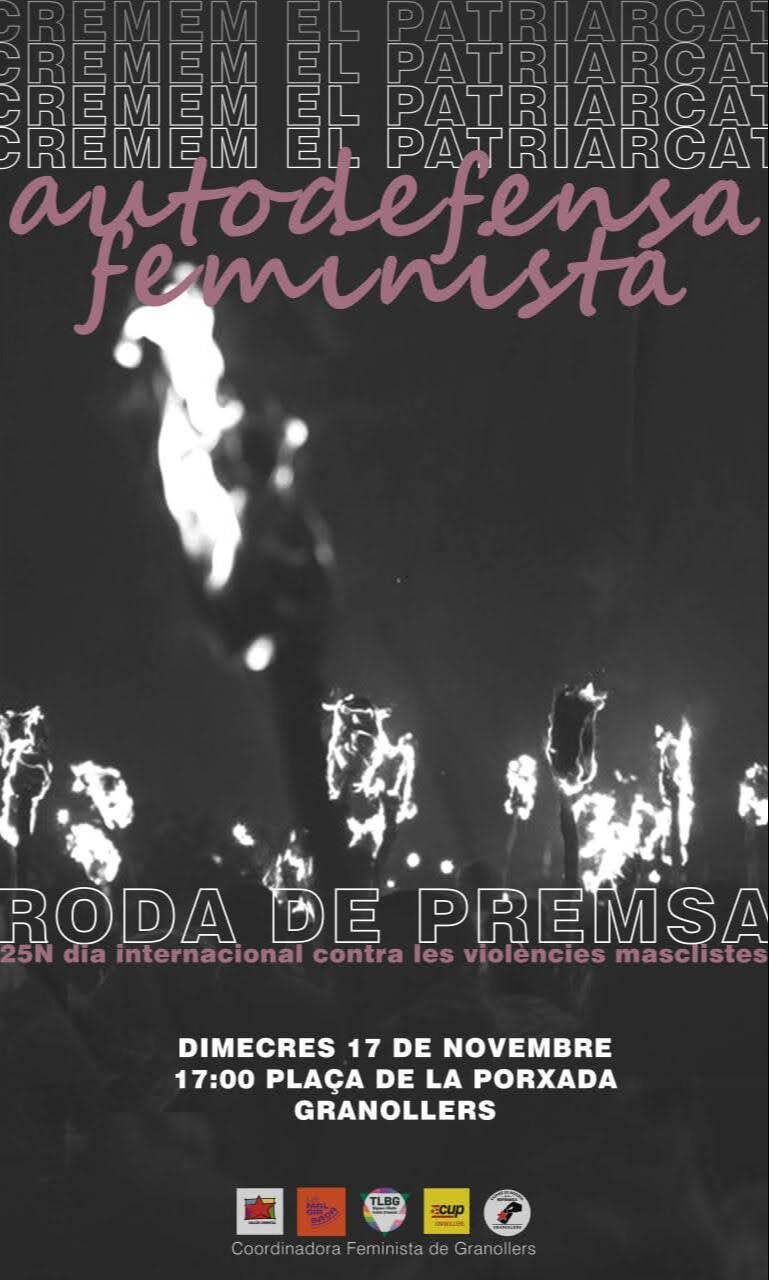 S'ha convocat una Marxa Feminista a Granollers el 25 de novembre, dia internacional contra les violències masclistes