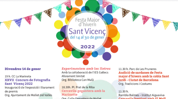 La Festa Major de Sant Vicenç recupera la majoria d’activitats, però encara amb algunes restriccions
