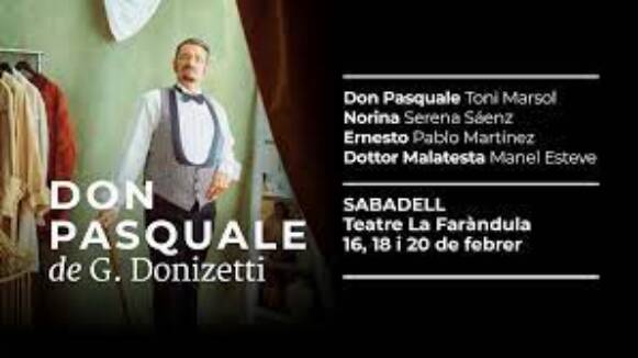 'Don Pasquale' dona el tret de sortida als actes per commemorar el 40è aniversari dels Amics de l'Òpera de Sabadell