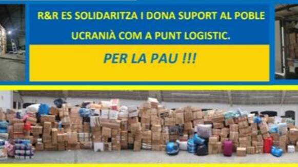 Crida a la solidaritat amb Ucraïna i col·laboració a través d'una empresa de Barcelona