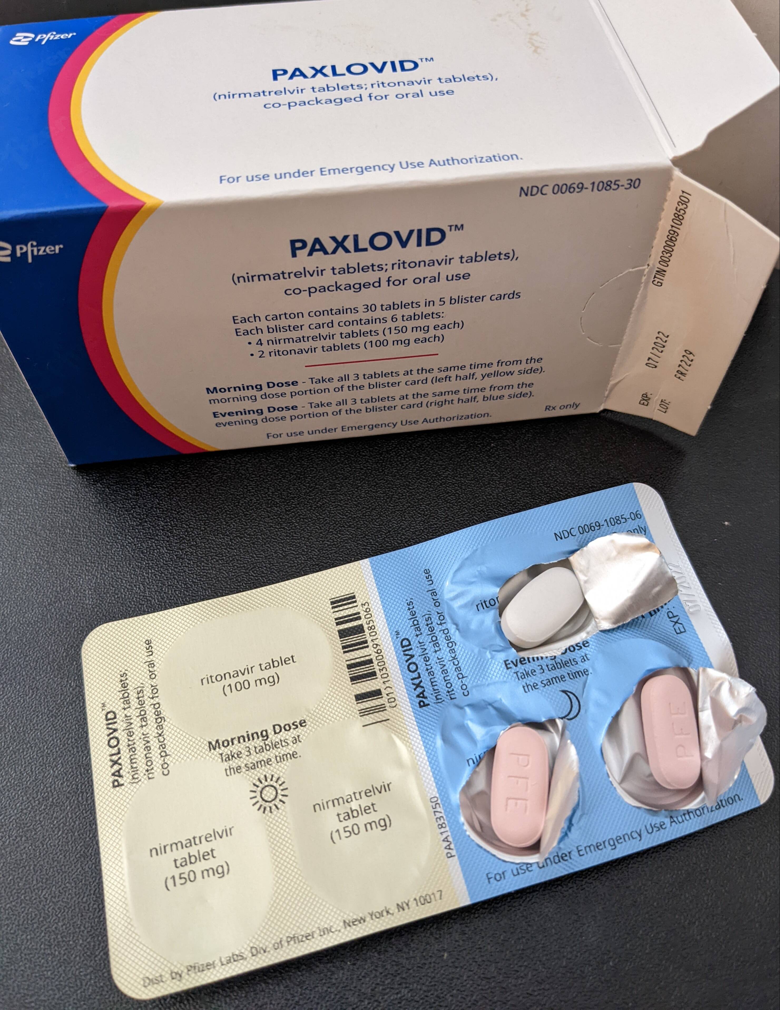 Arriben els tractaments de l'antiviral de Pfizer contra la covid-19 adquirits per l'Estat