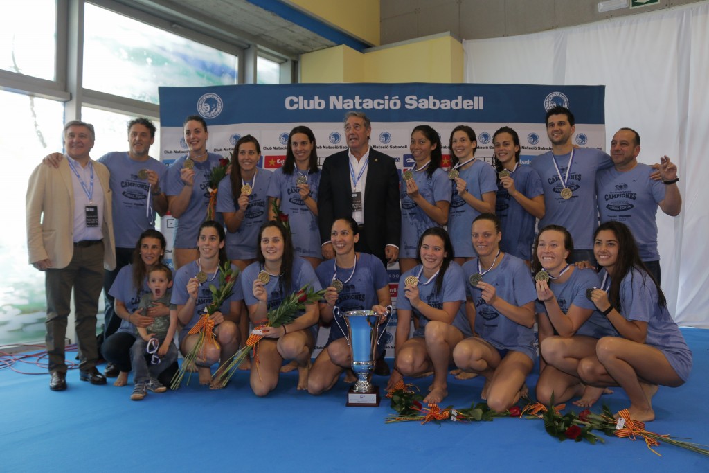 El CN Sabadell de waterpolo femení, campió d'Europa