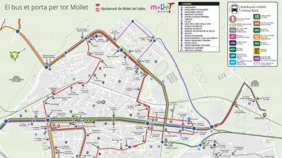 Mollet abaixarà un 30% el cost de la targeta multiviatge del bus públic urbà