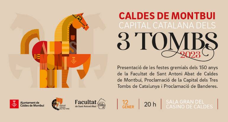 Caldes de Montbui serà capital catalana dels Tres Tombs 2023